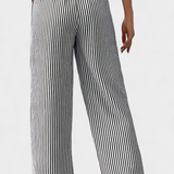 Sabrina Lightweight Straight Leg Trousers with Adjustable Waistband