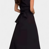 Meryl Shirt Dress with Buttons and Adjustable Tie