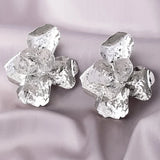 Brilliant Flower-Shaped Earrings