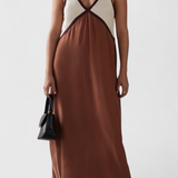 Diamond Summer Boho Dress with V-Neck