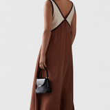 Diamond Summer Boho Dress with V-Neck