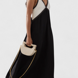 Diamond Summer Boho Dress with V-Neck