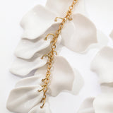 Orchid Petal Drop Earrings