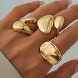 Irregular Metal Rings