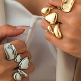 Irregular Metal Rings