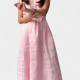 Rosetta Soft Sleeveless Dress with Adjustable Bow