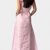 Rosetta Soft Sleeveless Dress with Adjustable Bow