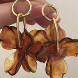 Flower Drop Earrings