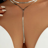 Metal Chain Choker Necklace