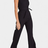 Sleeveless Flared Jumpsuit
