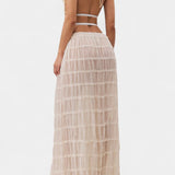 Eugenie Co-ord Set with Pleated Top and Skirt