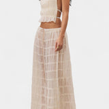 Eugenie Co-ord Set with Pleated Top and Skirt