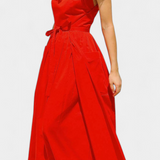 Dezi Long Strapless Dress with Adjustable Side Ties
