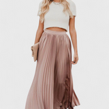 Mila High-Waisted Pleated Skirt