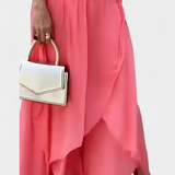 Wonder Two-Piece Flowing Set with Loose Top and Asymmetrical Skirt