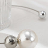 Metal Pearl Necklaces