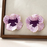 Geometric Floral Shaped Earrings