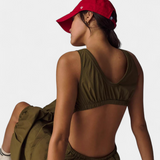 Katana Midi Dress with Bubble Hem and Fitted Corset