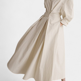 Miriam Retro Long Sleeve Maxi Dress