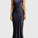 Lucra Maxi Dress with Diagonal Straps and Open Back