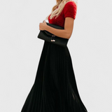 Mila High-Waisted Pleated Skirt