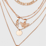 Rose and Angel Necklace