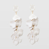Orchid Petal Drop Earrings