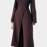 Melissa Soft Casual Set with Button Blouse and Trousers