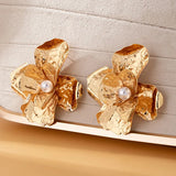 Brilliant Flower-Shaped Earrings