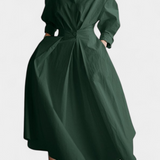 Miriam Retro Long Sleeve Maxi Dress