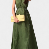 Rosetta Soft Sleeveless Dress with Adjustable Bow