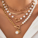 Layered Pearl Necklace