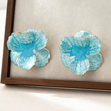 Geometric Floral Shaped Earrings