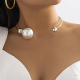 Metal Pearl Necklaces