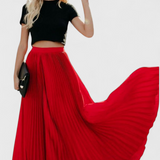Mila High-Waisted Pleated Skirt