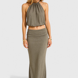 Zhenya Two-Piece Halter Set