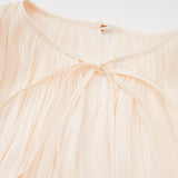 Aurore Mini Dress with Ruffles and Full Pleats