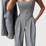 Evena 3-Piece Suit with Structured Corset