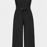 Patrizia Mono Palazzo Pleated with Halter Neck