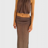 Zhenya Two-Piece Halter Set