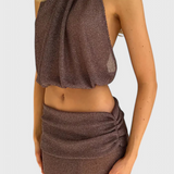 Zhenya Two-Piece Halter Set