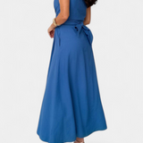 Meryl Shirt Dress with Buttons and Adjustable Tie