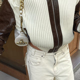 Colour Block Knit Jacket