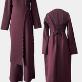 Melissa Soft Casual Set with Button Blouse and Trousers