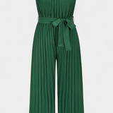 Patrizia Mono Palazzo Pleated with Halter Neck