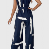 Zola Wide Leg Printed Jumpsuit