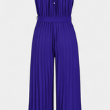Patrizia Mono Palazzo Pleated with Halter Neck