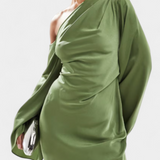 Keisha Asymmetrical One-Shoulder Maxi Dress with Sculpted Waist