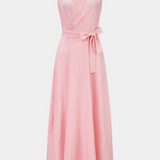 Marla – Long Dress with V-Neck and Fluid Silhouette