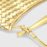 Gerda Bolso Woven with Gold Handle